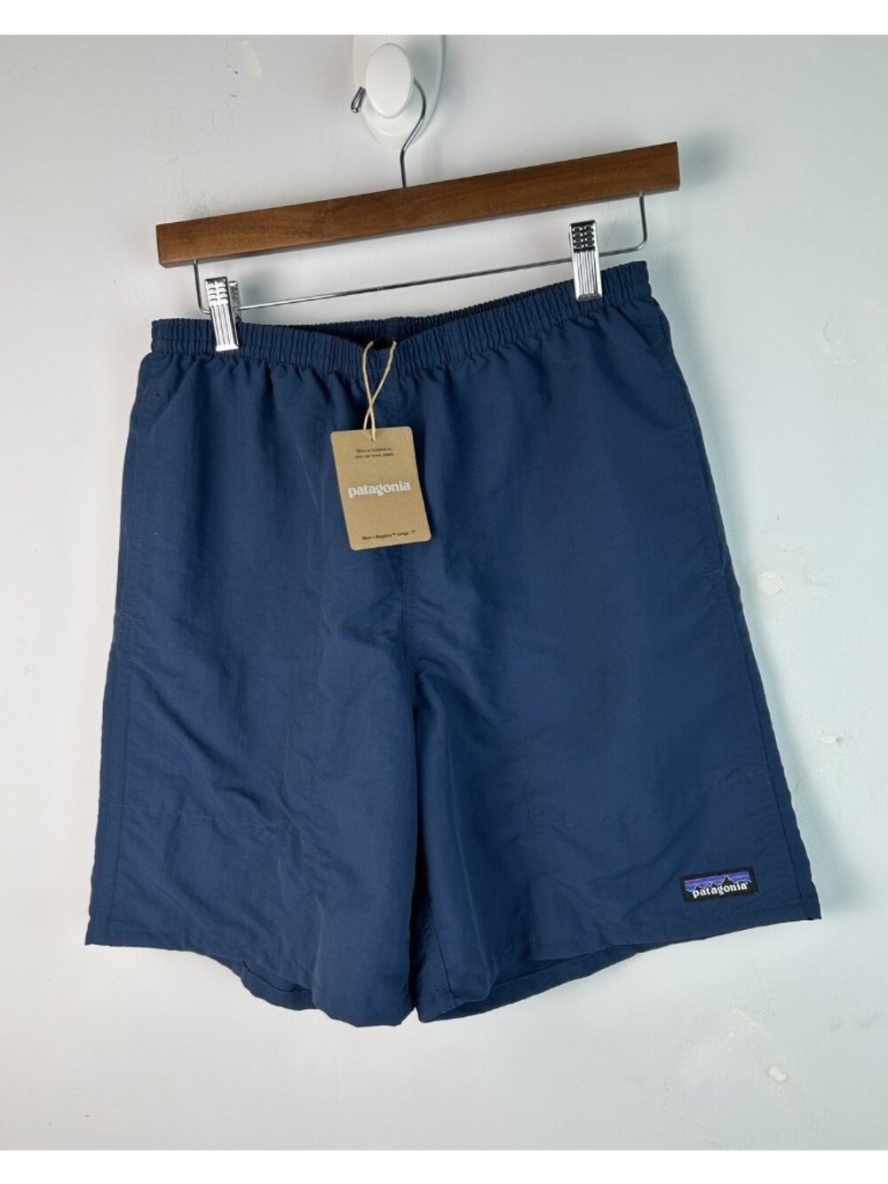 Patagonia Baggies Longs 7" 'Tidepool Pool' 58035-TPBL Blue Size Small